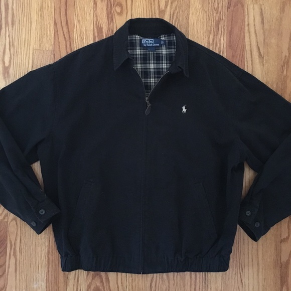 ralph lauren harrington jacket black